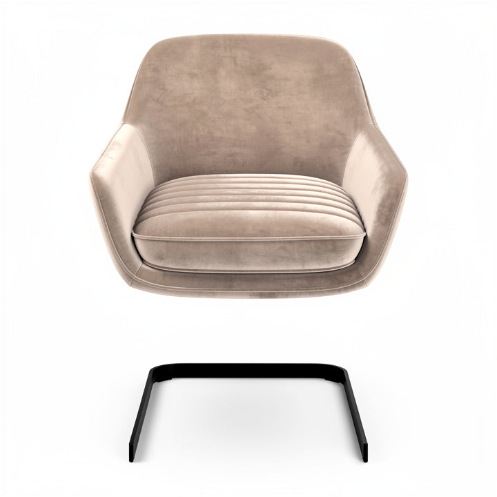 **Luxe fauteuil moderne avec support minimaliste**