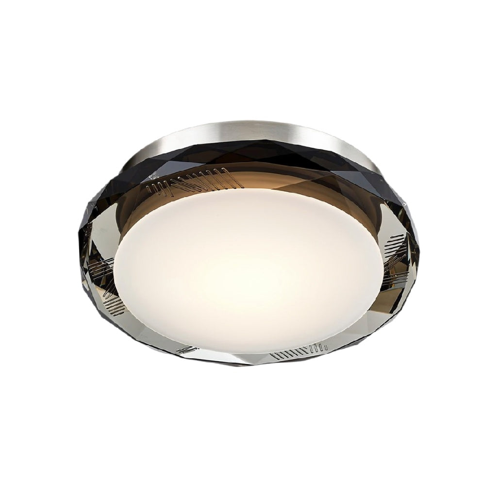 Elegante plafondlamp met kristalrand