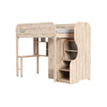 Multifunctionele houten bureau met opbergruimte voor kinderen